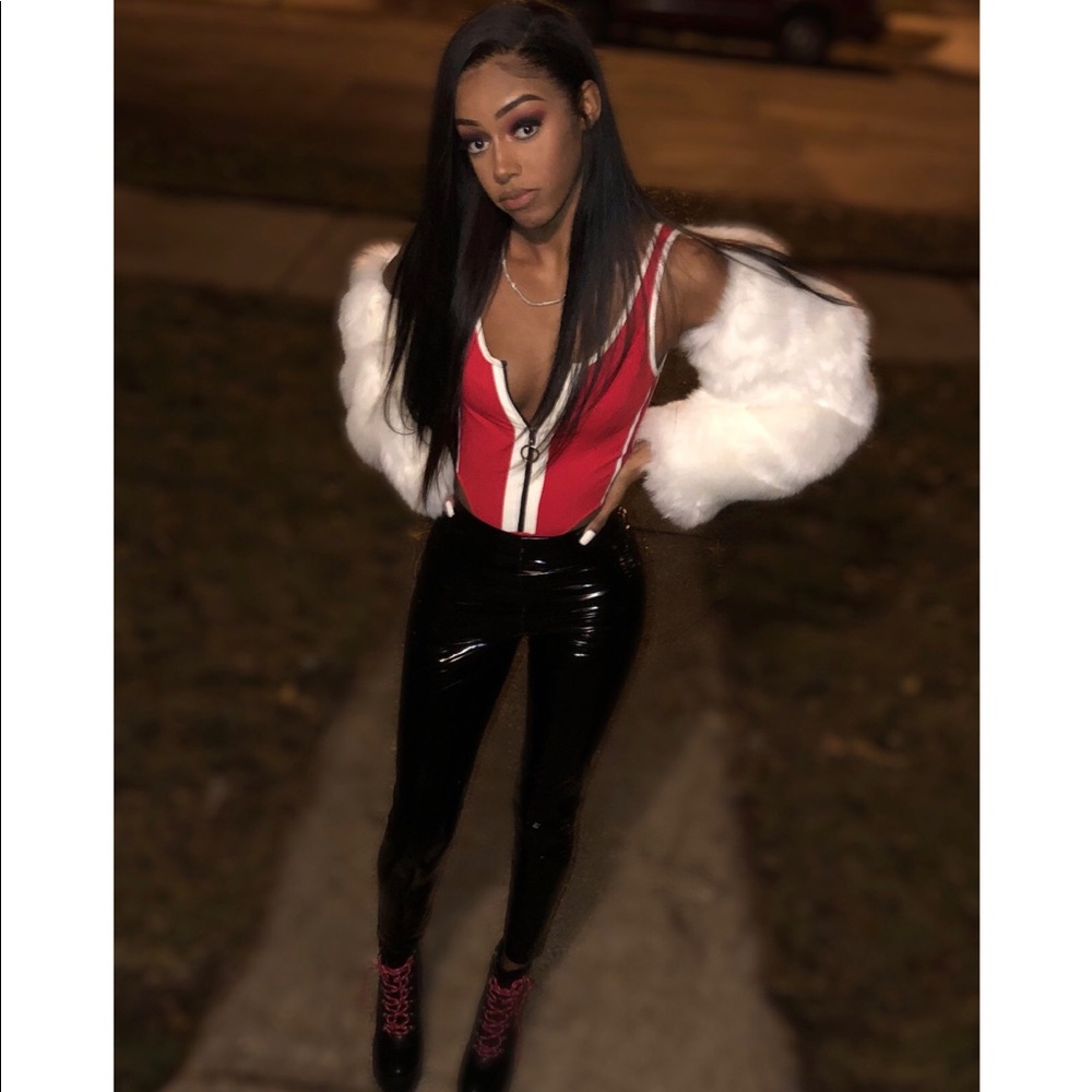 Faux Fur Sleeved Jacket